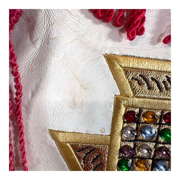 Vintage Wm. Lamber & Sons Masonic Apron Past High Priest Mason Embroidery READ - Picture 7 of 13